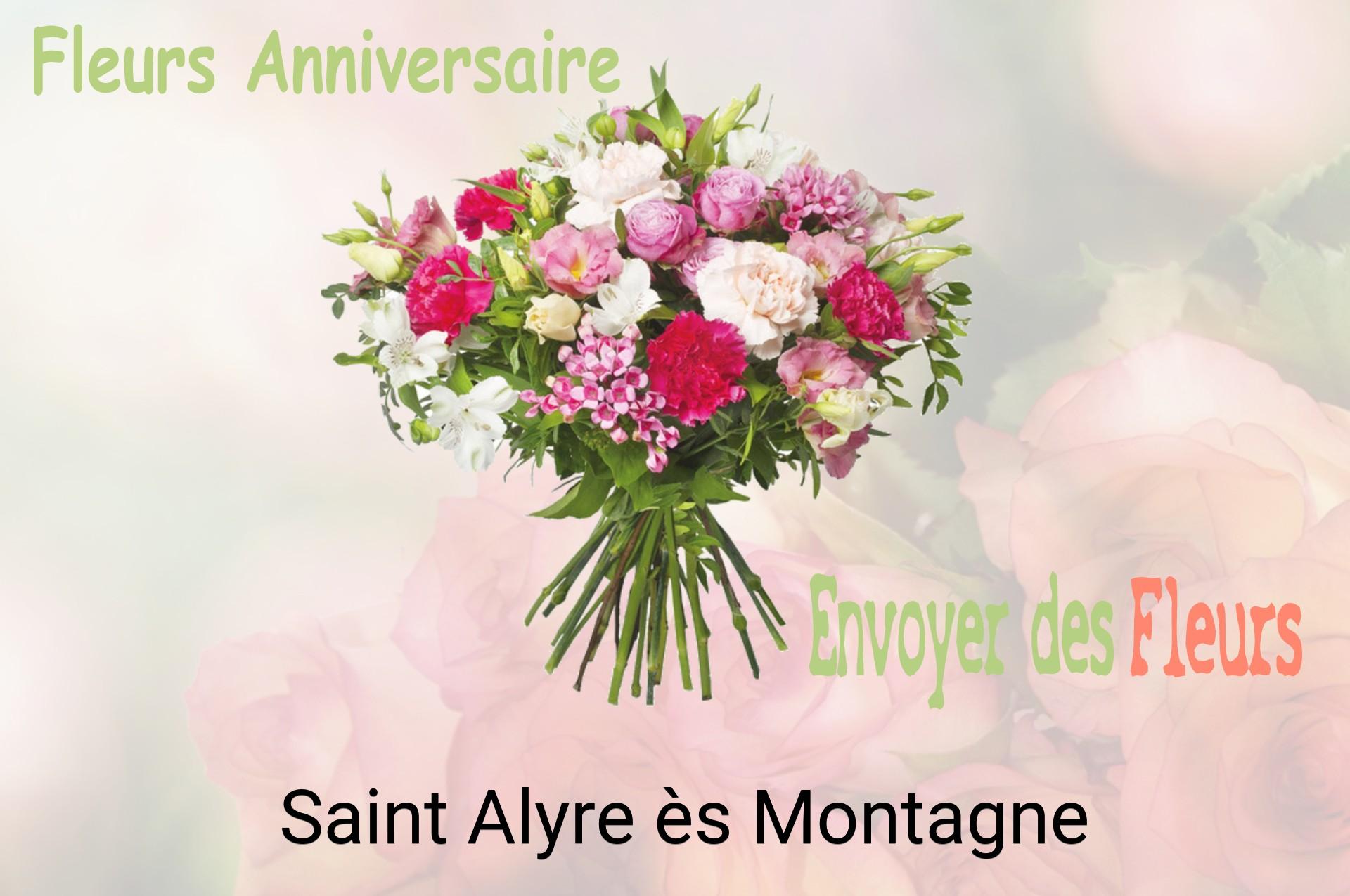 Bouquet de fleurs d’anniversaire livré à Saint-Alyre-ès-Montagne