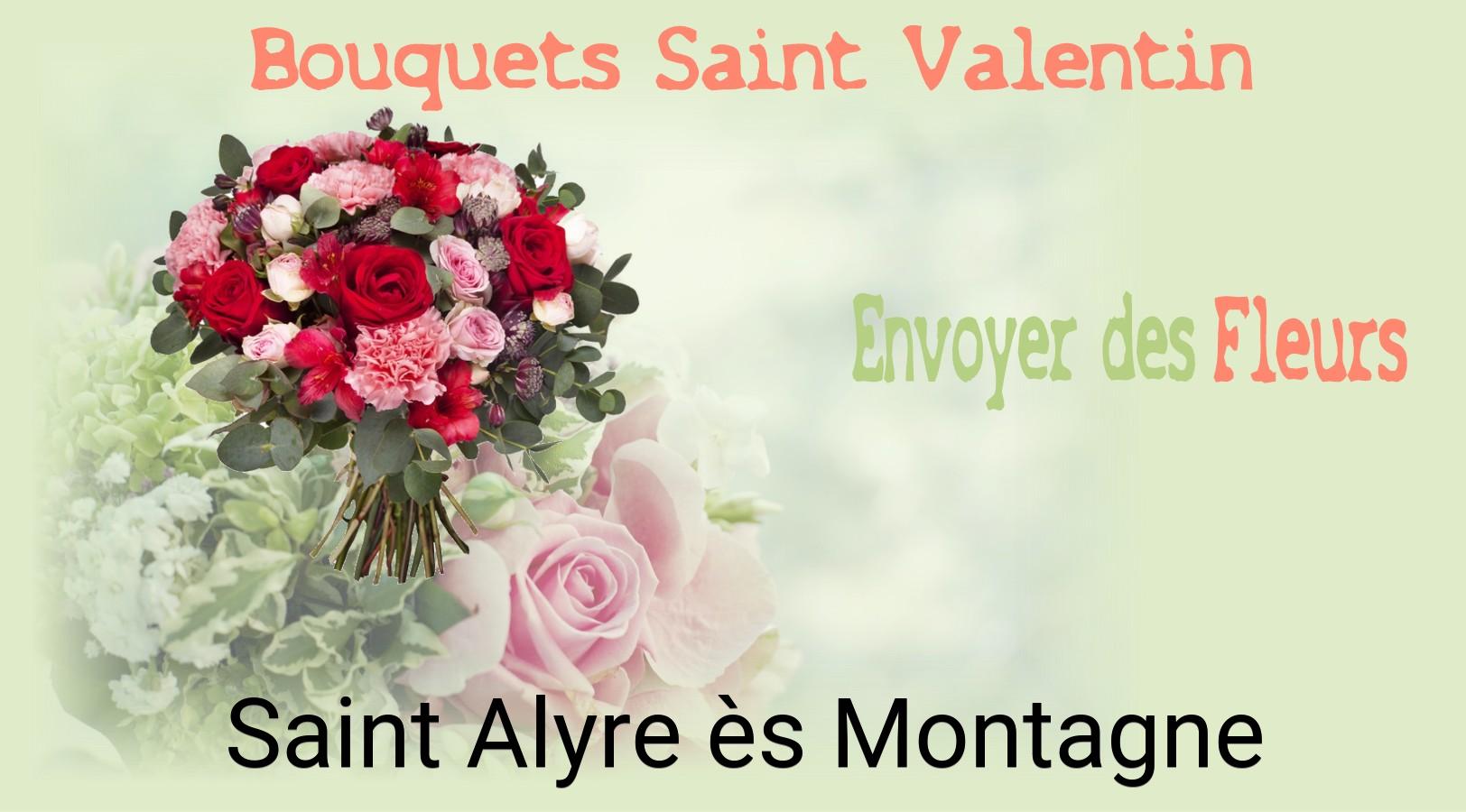 Roses de Saint-Valentin livrées à Saint-Alyre-ès-Montagne